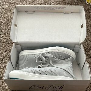Blowfish Malibu Gray High-Top Sneakers